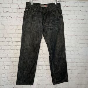 Giorgio Armani Men’s Black 100% Cotton Straight Denim Jeans Size 32